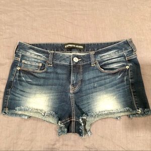 Express jean shorts